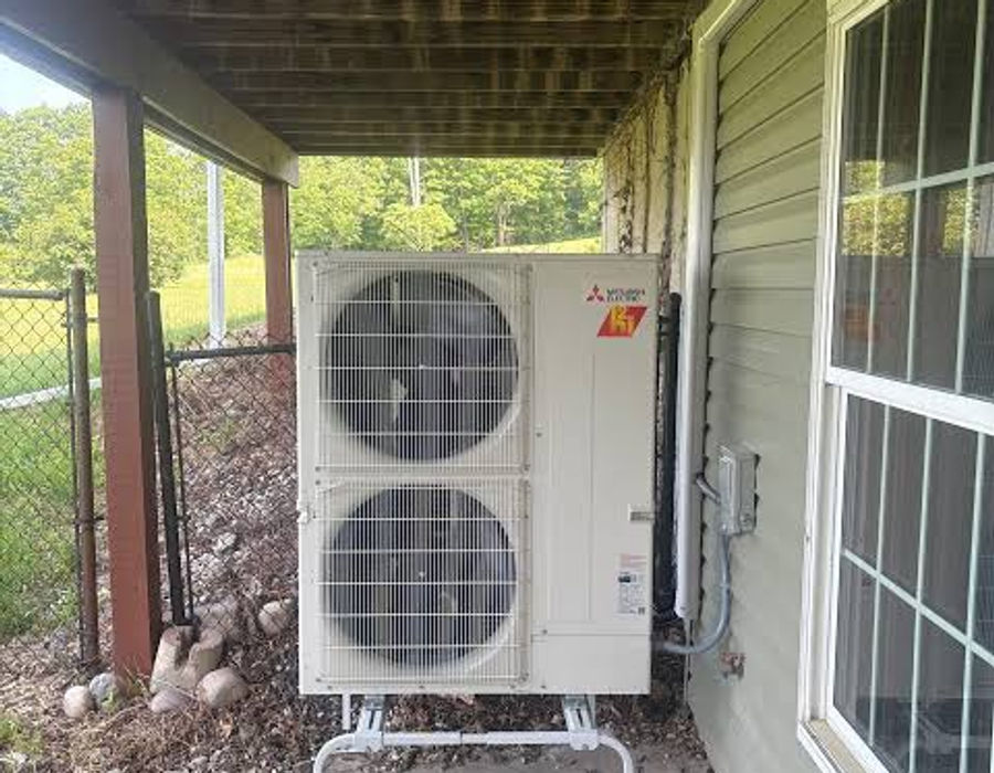 Mitsubishi heat-pump installation completed by Brady Mechanical